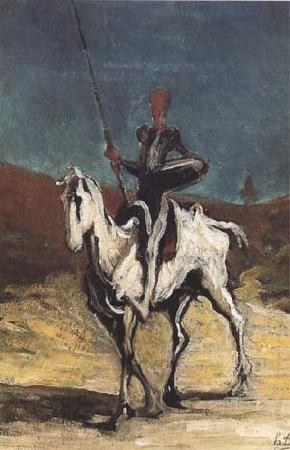 Honore  Daumier Don Quixote (mk09) Norge oil painting art
